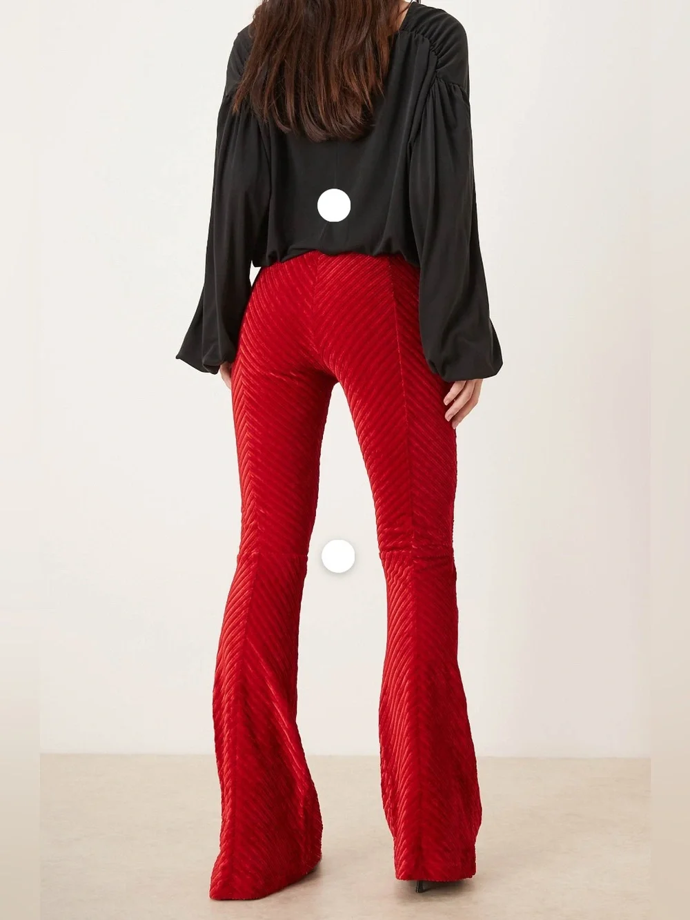 Free People Penny pull-on velvet flare pants